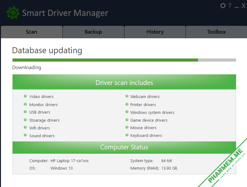 Smart Driver Manager Pro 7.1.1205 - Cài, cập nhật drive tự động 3 Smart Driver Manager Pro cập nhật driver