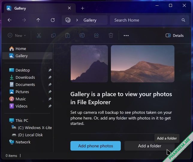 Windows 11 Pro Lite: Windows X-Lite 'Micro 11 23H2' v2 by FBConan 5 Gallery Home Windows Copilot Windows X-Lite 'Micro 11 23H2' v2 by FBConan