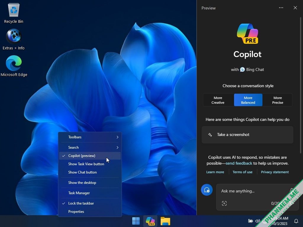 Windows 11 Pro Lite: Windows X-Lite 'Micro 11 23H2' v2 by FBConan 2 Windows Copilot Windows X-Lite 'Micro 11 23H2' v2 by FBConan