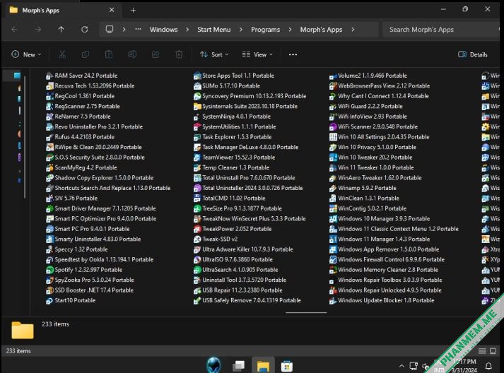 Morphs Win11 3374 23H2 Tweaked MinApps + Office 2021 NO TPM 11 Morphs Win11 3374 23H2 Tweaked MinApps + Office 2021 NO TPM - hình 9