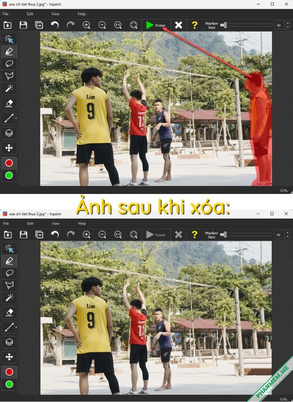 Teorex Inpaint 10.2.3 - Xóa chi tiết thừa, phục hồi ảnh cũ, cải thiện khuôn mặt 4 Teorex Inpaint - Xóa chi tiết thừa trong ảnh