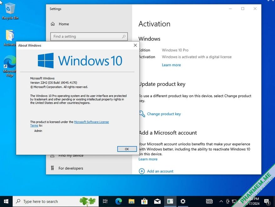 Windows 10 22H2 AIO 16in1 19045.5011 có Office 2024 Pro Plus 4 Windows 10 22H2 AIO 16in1 có Office 2024 Pro Plus