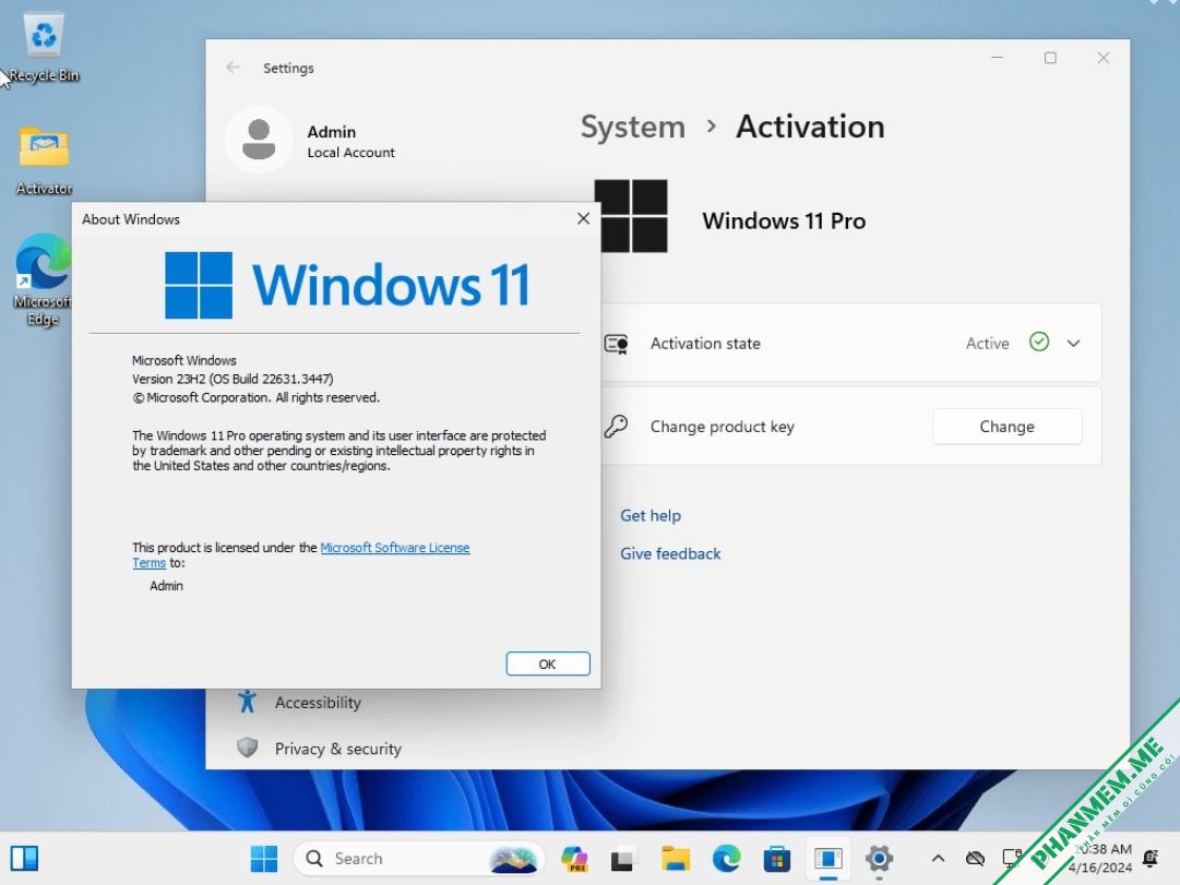 Windows 11 23H2 AIO 16in1 Bypass TPM có Office 2024 Pro Plus 4 Windows 11 23H2 AIO 16in1 Office 2024 Pro Plus