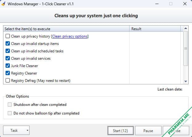 Tải Yamicsoft Windows Manager 2.3.3.0 - tối ưu Windows 10 / 11 4 1-Click Cleaner Yamicsoft Windows Manager