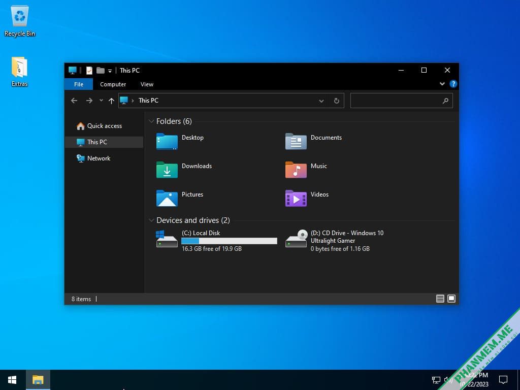 Win 10 Lite Gaming: Windows 10 Ultralight Gamer 22H2 19045.3633 5 Win 10 Lite: Win 10 Lite Gaming: Windows 10 Ultralight Gamer 22H2