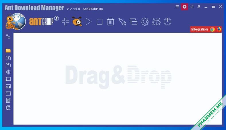 Ant Download Manager 2.16.9.92846 (AntDM) - Phần mềm tăng tốc độ tải xuống 2 Ant Download Manager