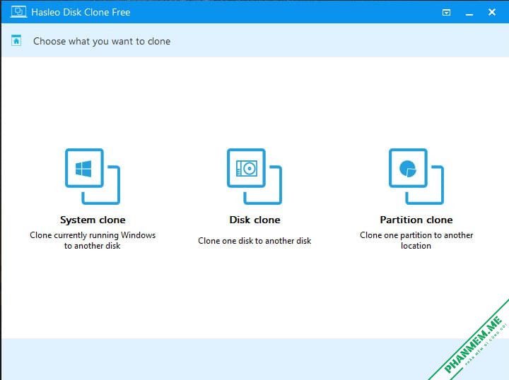 Hasleo Disk Clone 4.5 - di chuyển, nhân bản ổ cứng, phân vùng 2 Hasleo Disk Clone