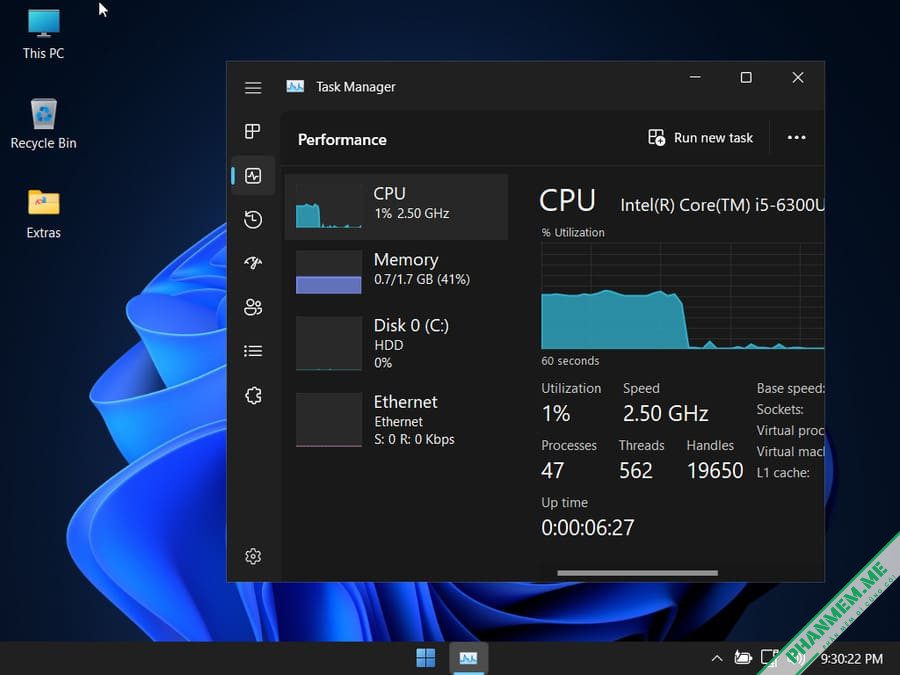 Windows 11 'Ultralight v5' 22H2.22621.1245 tác giả Phrankie 2 Windows 11 'Ultralight v5' - Phrankie