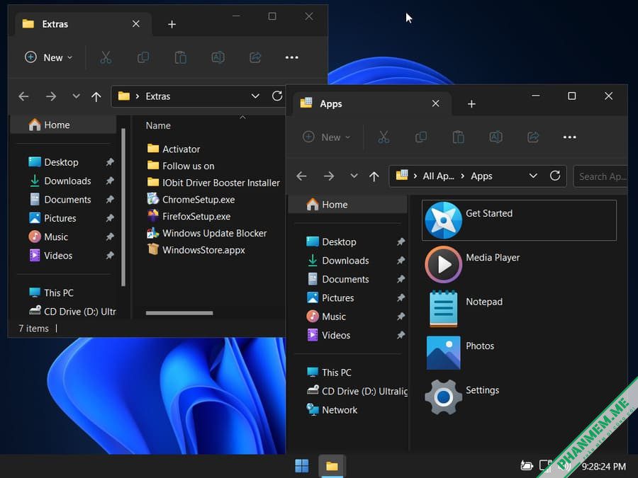 Windows 11 'Ultralight v5' 22H2.22621.1245 tác giả Phrankie 4 Windows 11 'Ultralight v5'