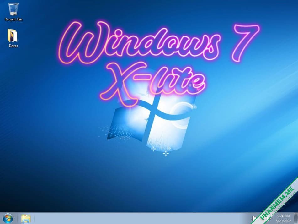 Windows 7 X-Lite - Bản Win 7 Lite của tác giả FBConan 2 Windows 7 X-Lite
