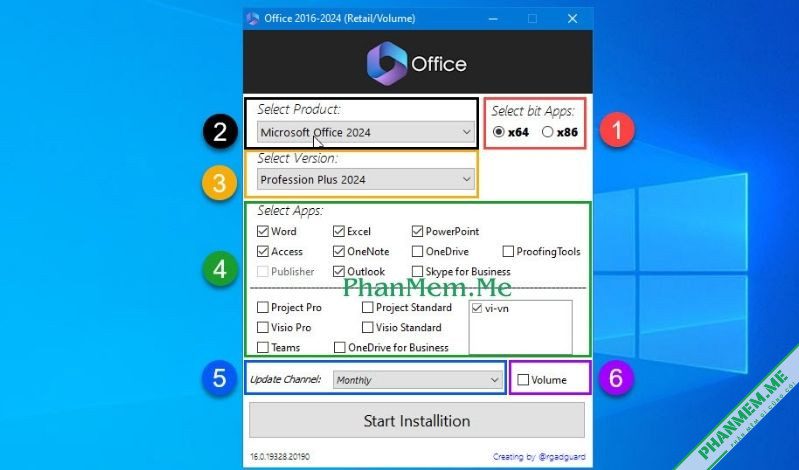 Download Office 2016, 2019, 2021, 2024 AIO Retail & Volume 4 Office 2016-2024 AIO của adguard
