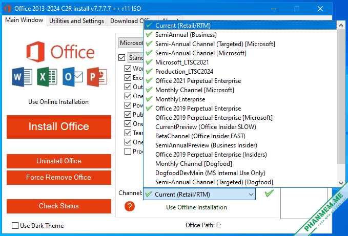 Download Office 2016, 2019, 2021, 2024 AIO Retail & Volume 6 Office 2016-2024 RUS-ENG x86-x64 (AIO) của monkrus - hình 2