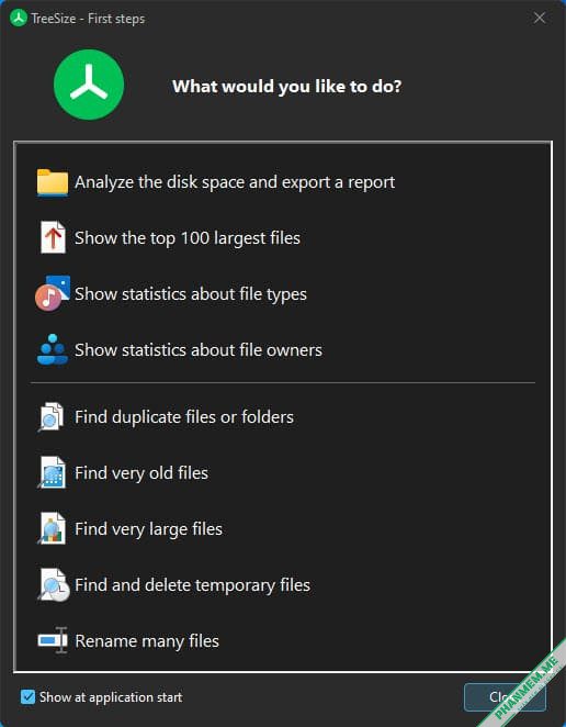 TreeSize Professional 9.6.2.2158 - Phân tích dung lượng ổ đĩa 5 Các tính năng của TreeSize Professional