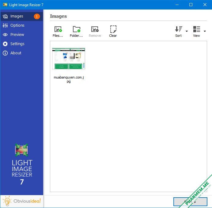 Light Image Resizer 7.5.1.151 - Thay đổi kích thước ảnh hàng loạt 3 Light Image Resizer