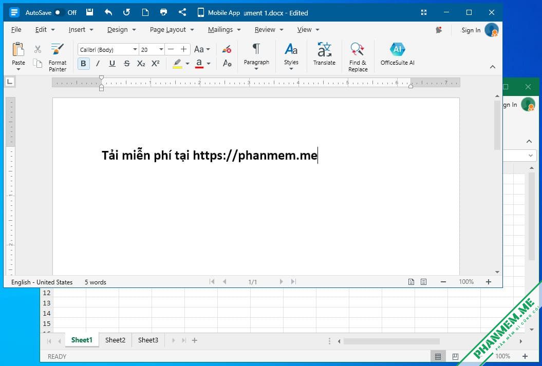 OfficeSuite Premium 9.00.57530 - Giải pháp thay thế Microsoft Office 2 OfficeSuite Premium