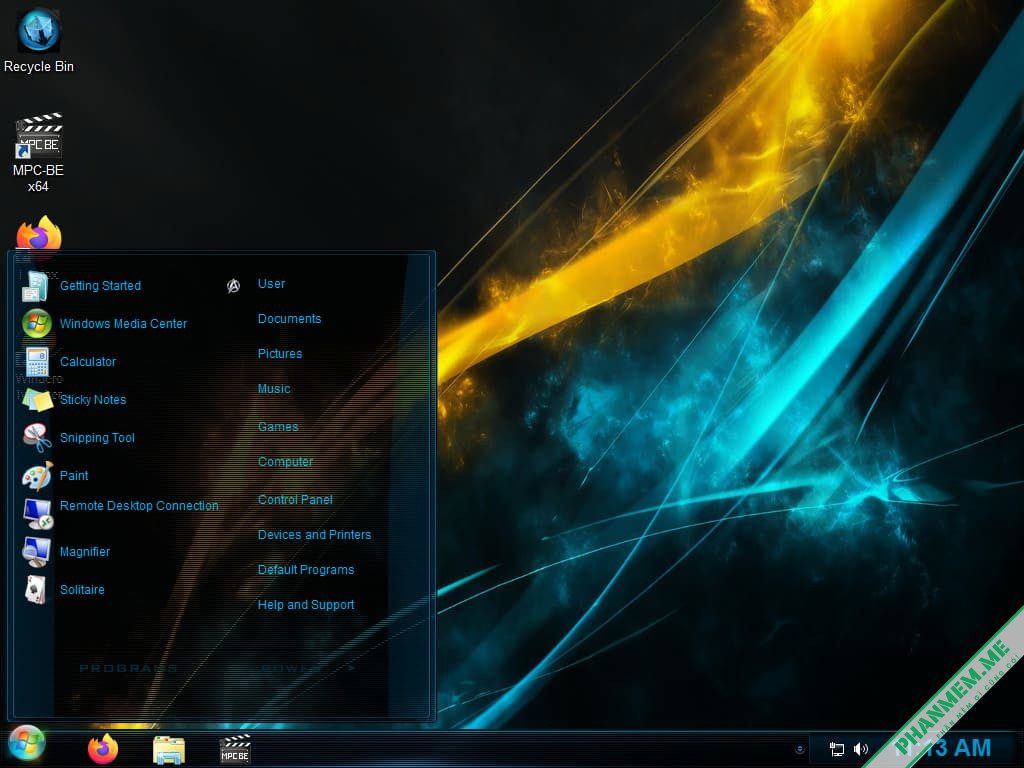 Win 7 Lite 64bit: Windows 7 Sub Zero Sapphire x64 by XPower712 2 Windows 7 Sub Zero Sapphire x64 by XPower712