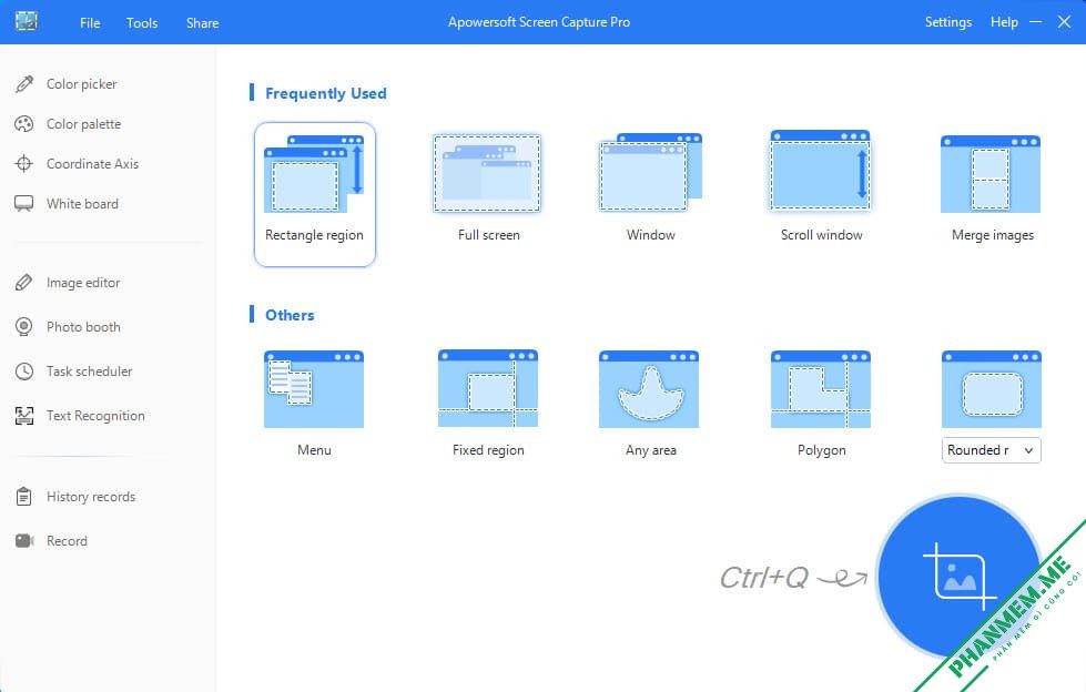 Apowersoft Screen Capture Pro 1.5.5.0 - Chụp ảnh màn hình 2 Apowersoft Screen Capture Pro