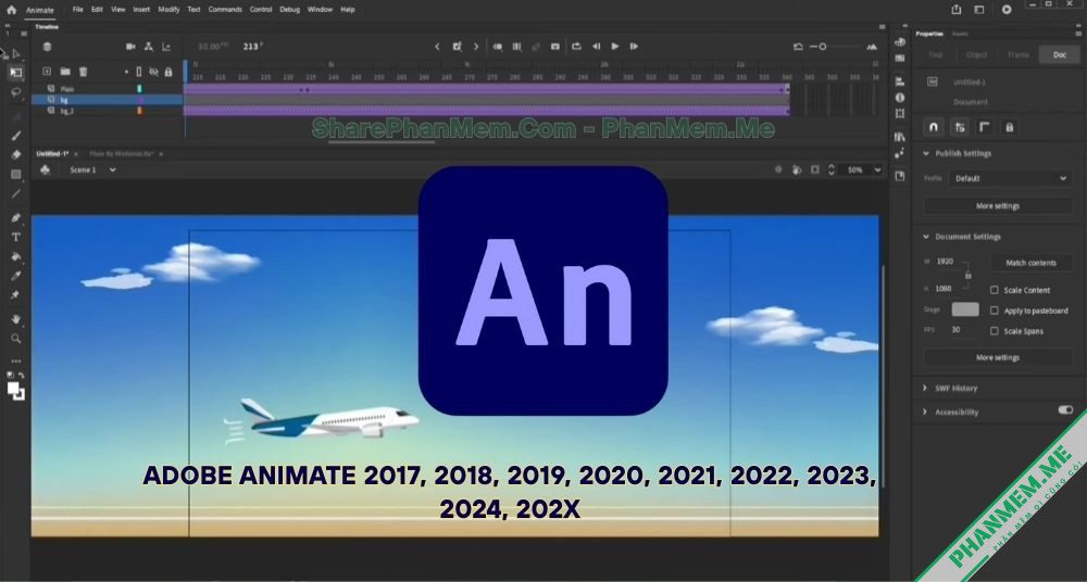 Adobe Animate 2024, 2023, 2022, 2021, 2020, 2019, 2018, 2017 2 Adobe Animate
