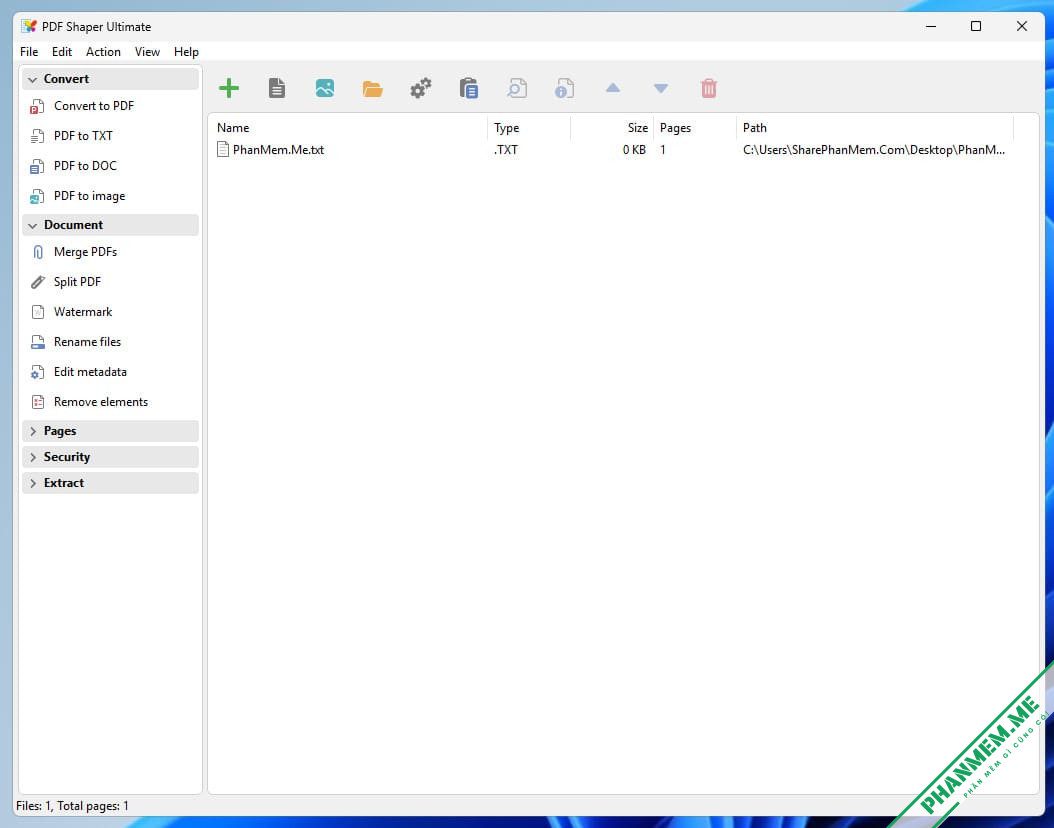 PDF Shaper Ultimate 15.2: Chỉnh sửa, Chuyển đổi, Ghép, Tách PDF 2 PDF Shaper Ultimate