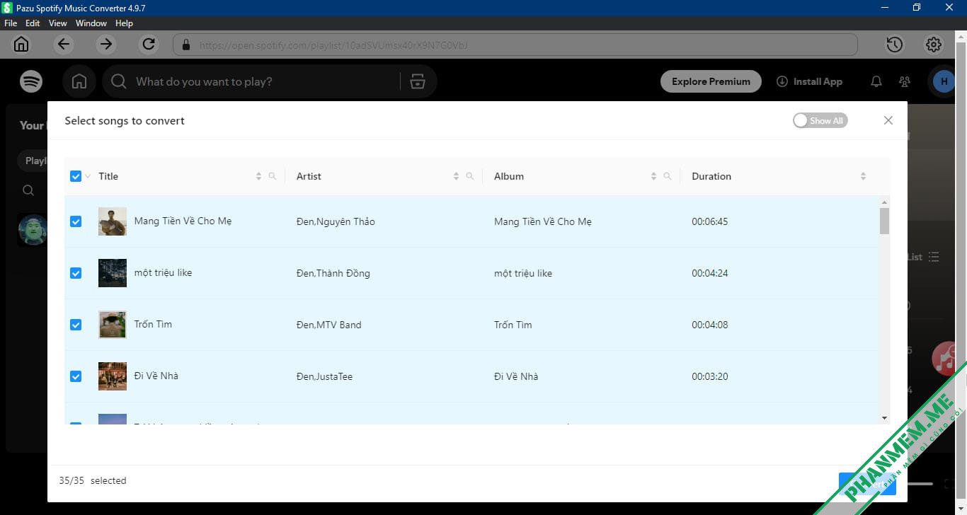 Cách tải nhạc Spotify chất lượng cao với Pazu Music Converter 4.9.9 2 Pazu Music Converter