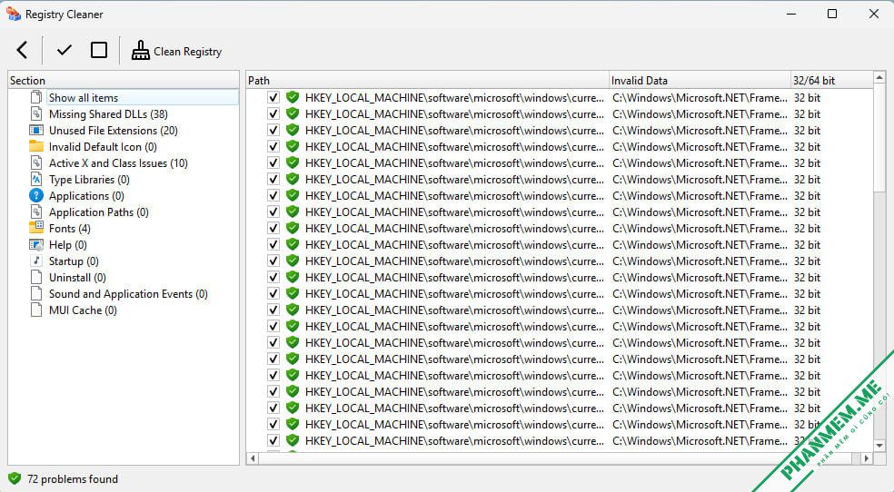 TweakNow RegCleaner tối ưu Registry cho Windows 10 & 11 2 TweakNow RegCleaner tối ưu Registry cho Windows 10 & 11