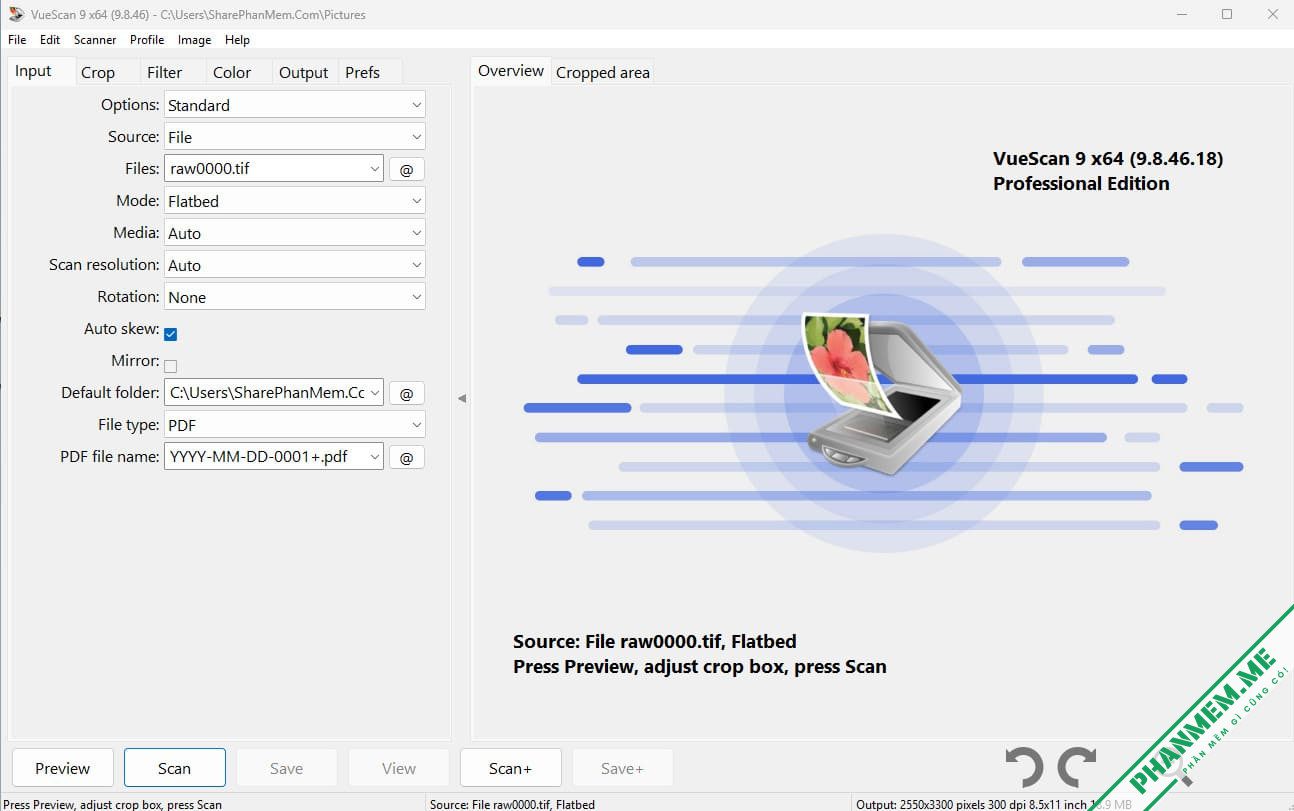 VueScan Professional 9.8.52.18 - Phần mềm scan ảnh chất lượng cao 3 VueScan Professional – Phần mềm quét tài liệu