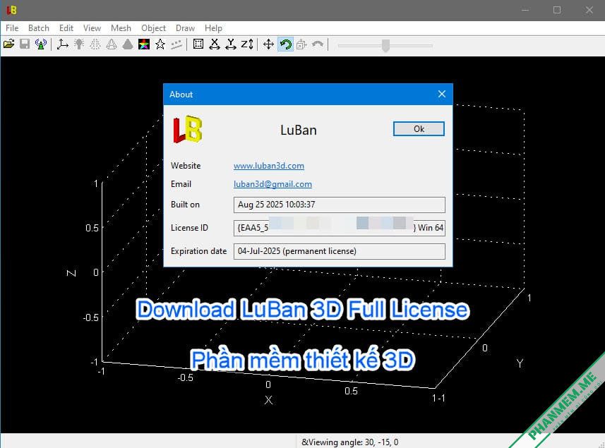 Download LuBan 3D 05.03.2026 Full License – Phần mềm thiết kế 3D 5 Download LuBan 3D Full License – Phần mềm thiết kế 3D