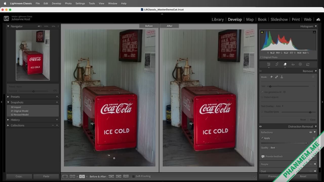 Lightroom Classic 15.2.0.6: Khám phá công cụ AI mới cho ảnh RAW 2 Adobe Lightroom Classic