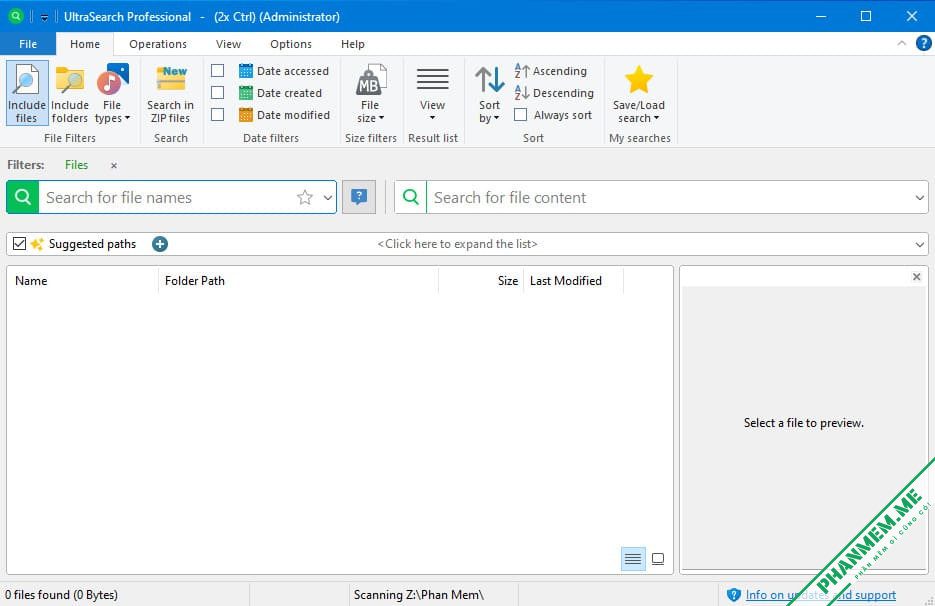 UltraSearch Professional 4.8.5 tăng tốc tìm kiếm và quản lý file trên Windows 2 UltraSearch Professional tăng tốc tìm kiếm và quản lý file trên Windows