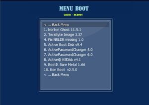 MCboot_vn Menu Boot