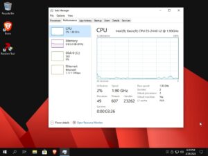 Windows 10 ReviOS CPU & RAM