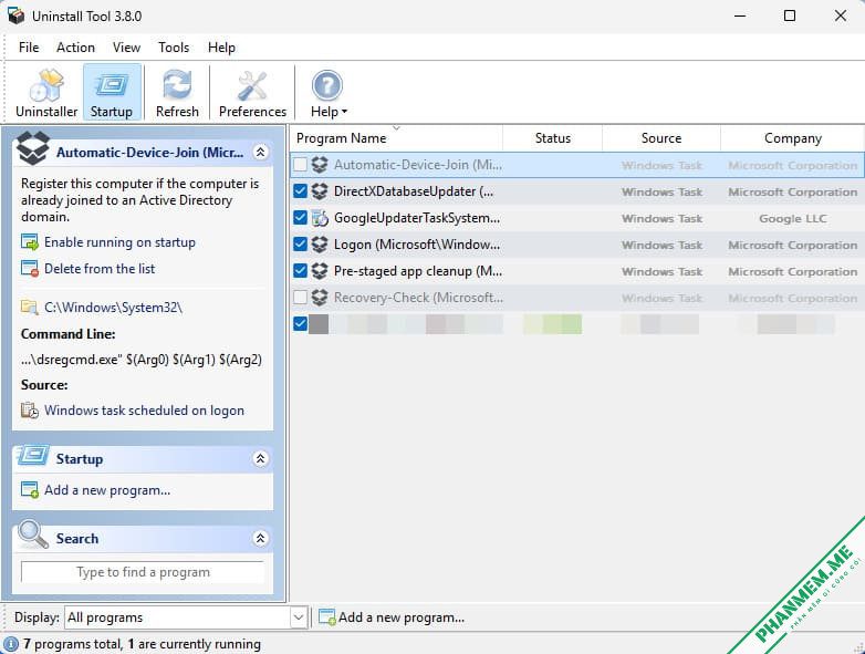 Uninstall Tool 3.8.1.5740: Gỡ cài đặt phần mềm triệt đễ