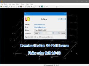 Download LuBan 3D Full License – Phần mềm thiết kế 3D